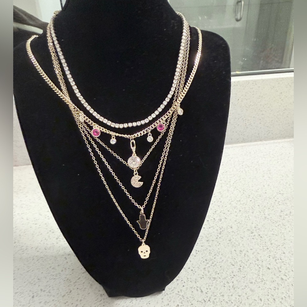 Pretty Bird Gold Multi-Layer Necklaces